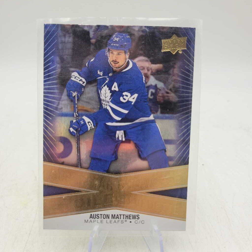 Auston Mathews 2023 2024 Tim Hortons # SS2 Upper Deck Hockey card (JAS)