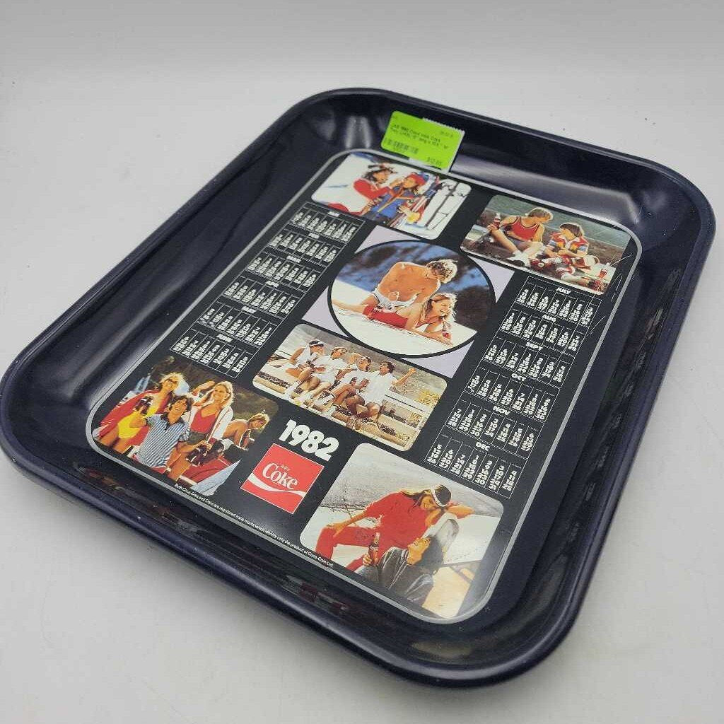 1982 Coca cola Coke Tray (JAS)