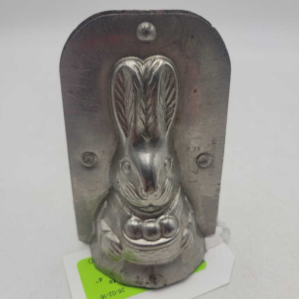Rabbit Tin Chocolate Mold Holland (1629) (MCOL)