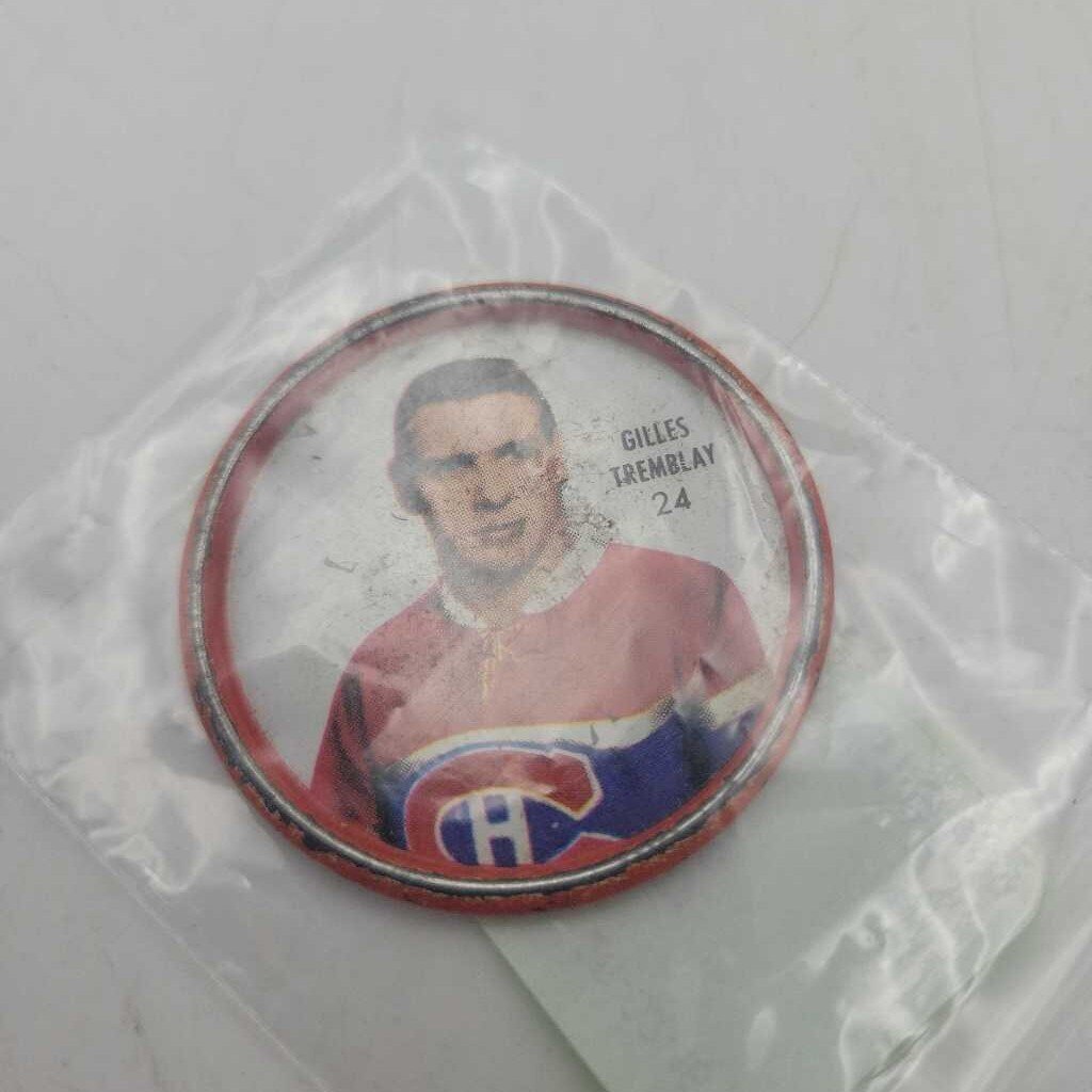 62 63 Shirriff Hockey Montreal Canadians Gilles Tremblay # 24(JAS)