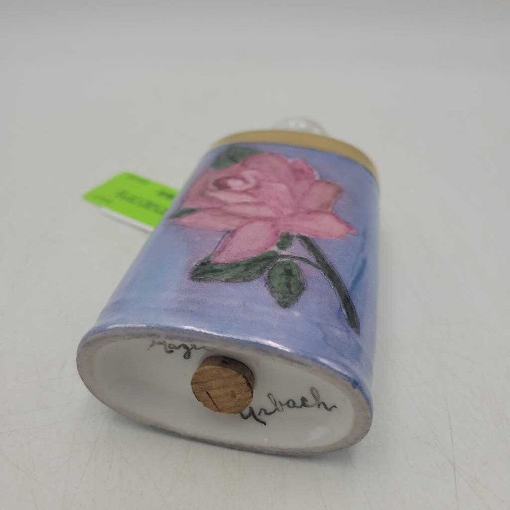 Antique Hand Painted Talc Bottle (DEB)