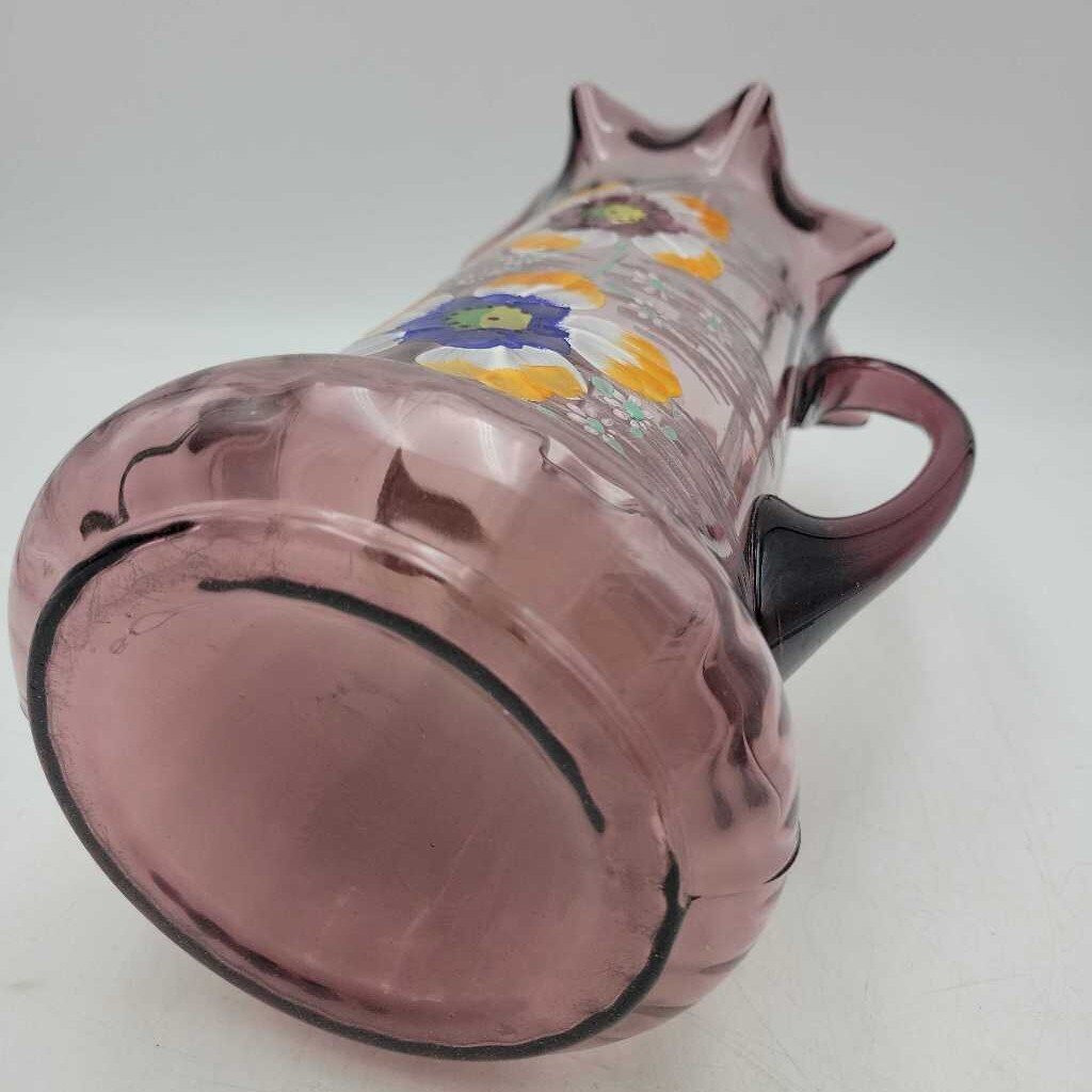 Purple painted pitcher (LIND)