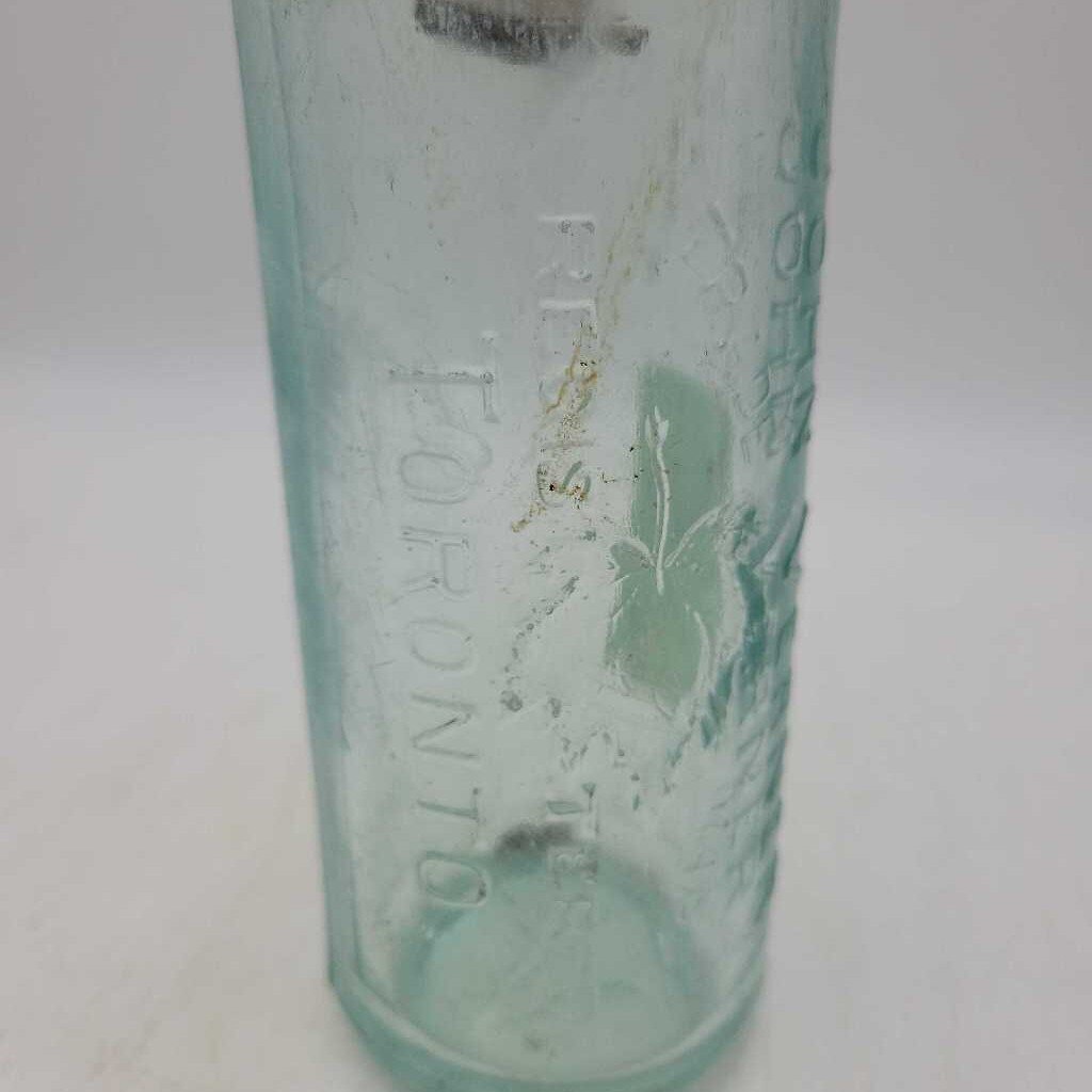 John Verner Toronto Hutchison Bottle with Plug (YVO) (7602)