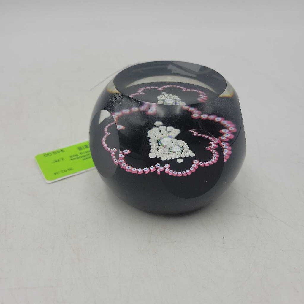 Unique Glass Paperweight Caithness Scotland Wedding Bell (DEB)