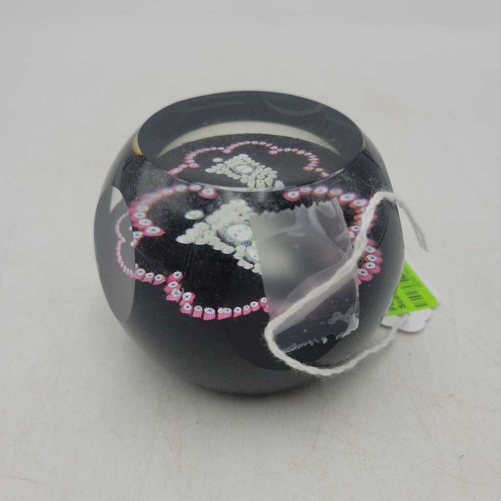 Unique Glass Paperweight Caithness Scotland Wedding Bell (DEB)
