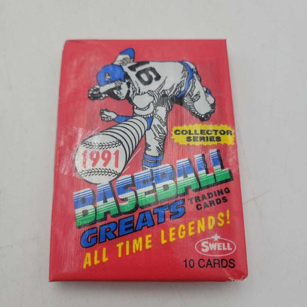 1991 Swell Baseball Card 2 Packs (JAS) 1991