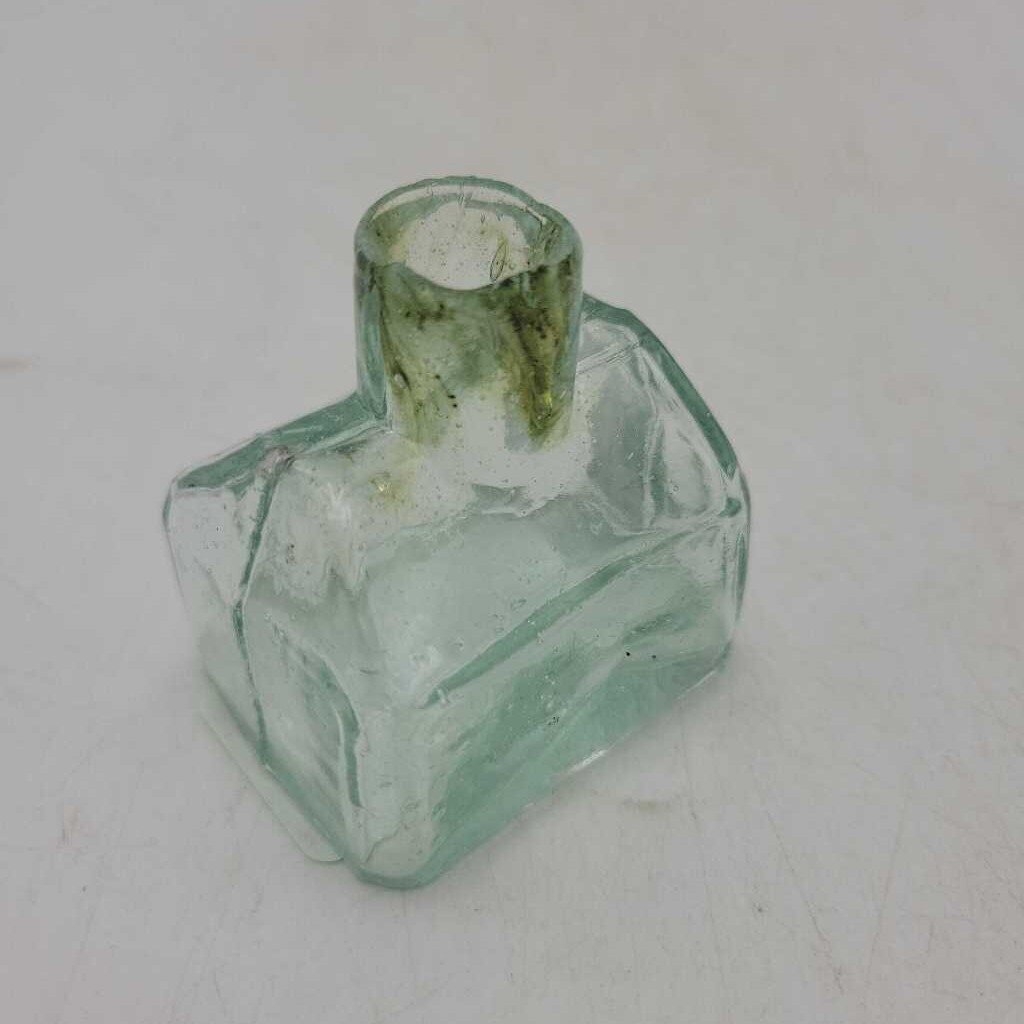 Ink Bottle, Rare School House Shape (JEF)