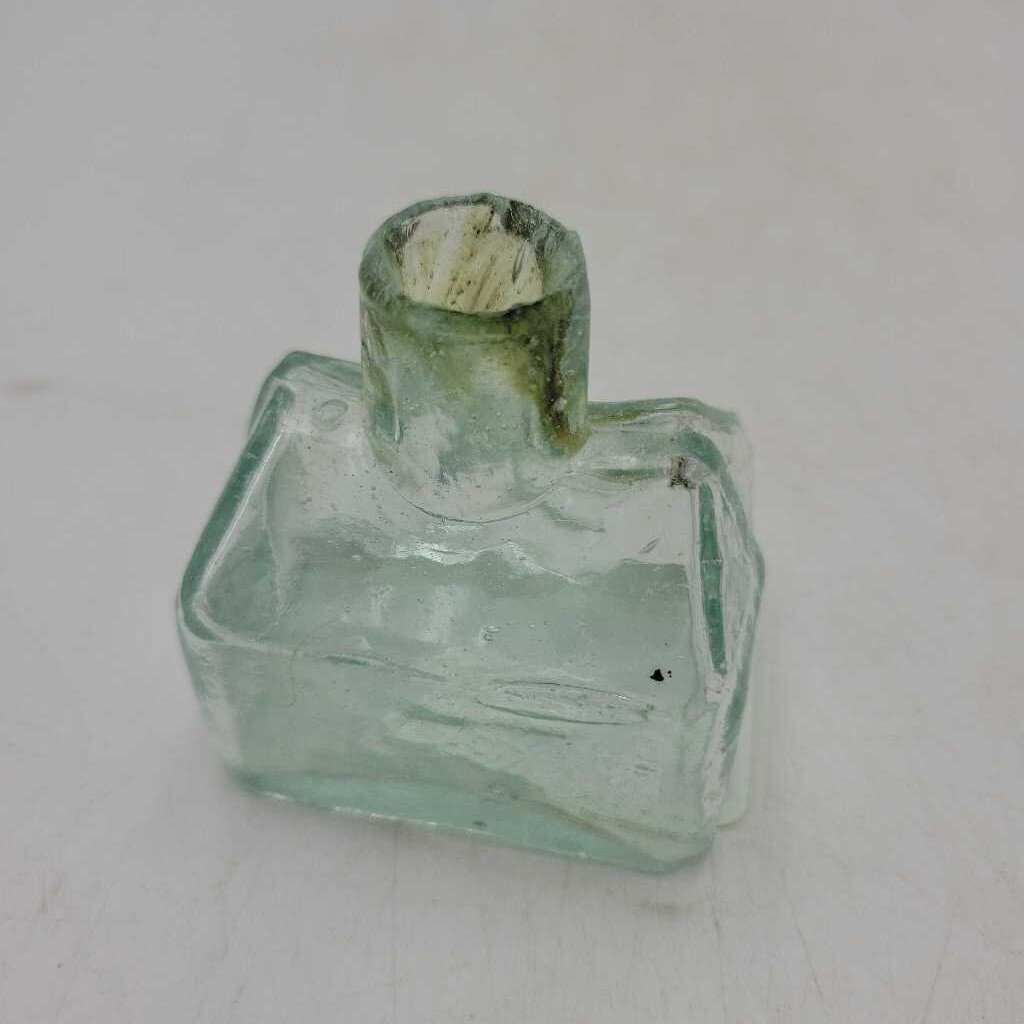 Ink Bottle, Rare School House Shape (JEF)