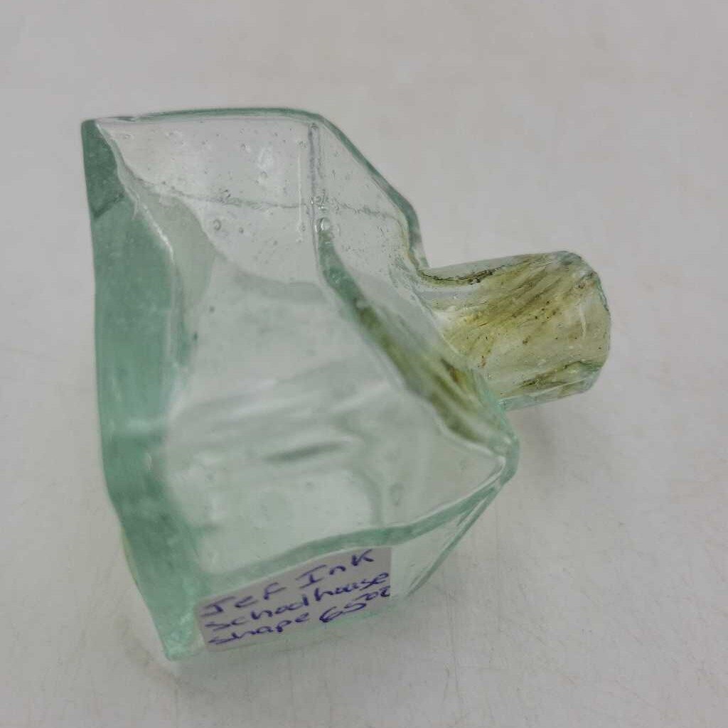 Ink Bottle, Rare School House Shape (JEF)