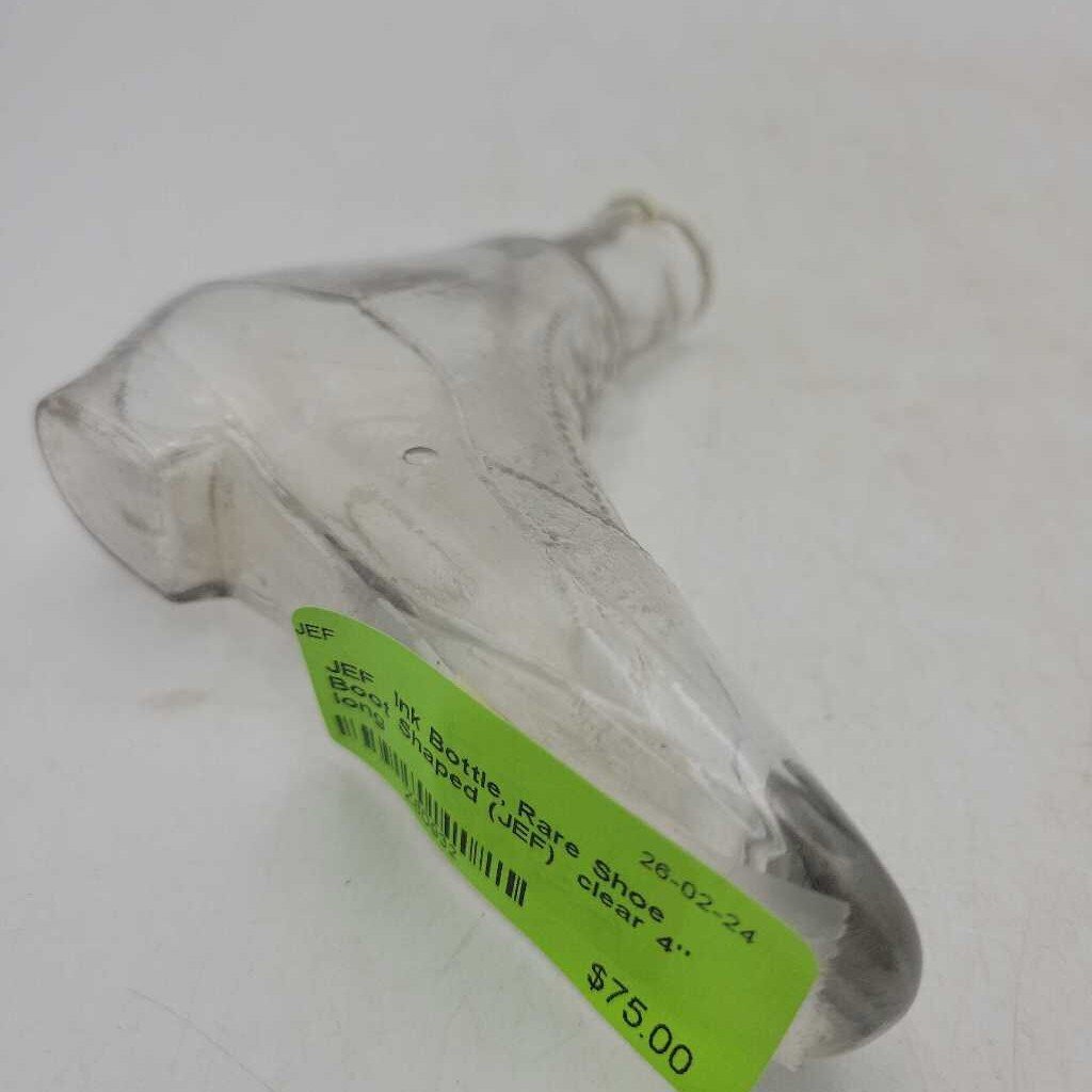 Ink Bottle, Rare Shoe Boot Shaped (JEF)