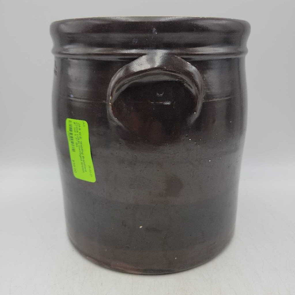 W.E. Welding Brantford Crock (JAS) Damaged