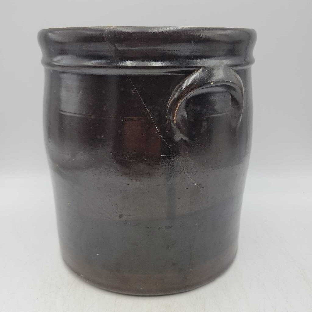 W.E. Welding Brantford Crock (JAS) Damaged