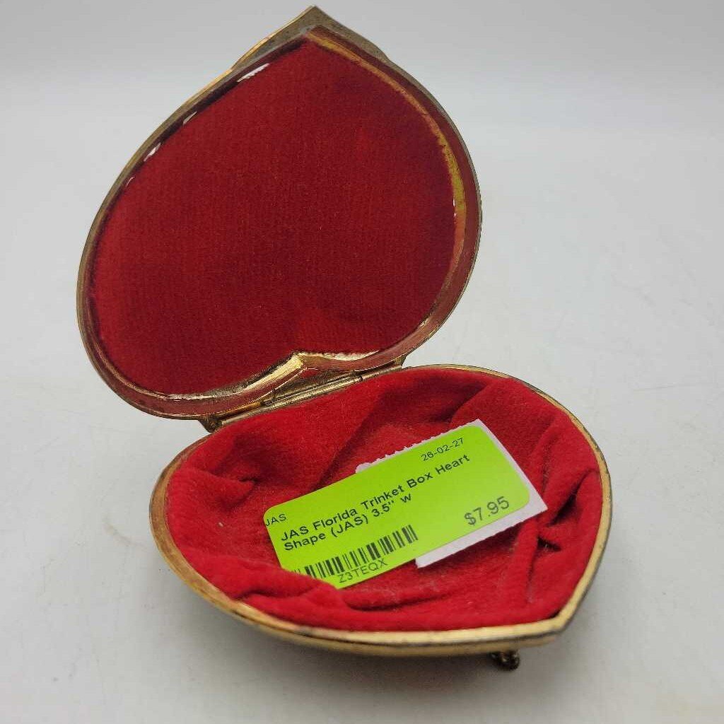 Florida Trinket Box Heart Shape (JAS)