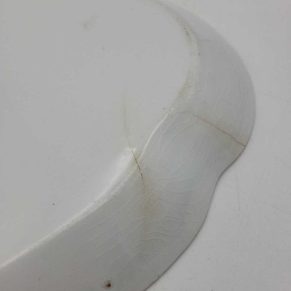 Antique Ironstone Platter Aged Cracked (RB)