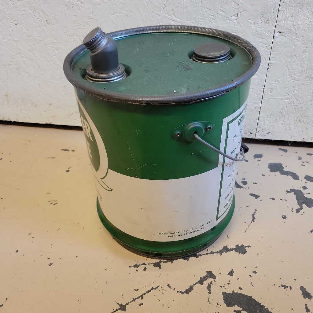 Quaker State motor oil Tin Can (JAS)