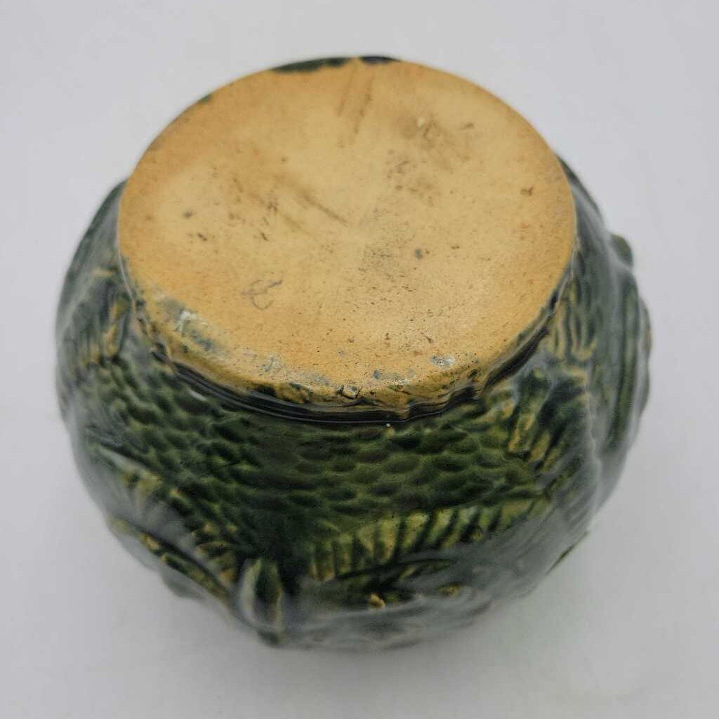 Brantford Pottery Owl Jardiner planter (JAS) as is