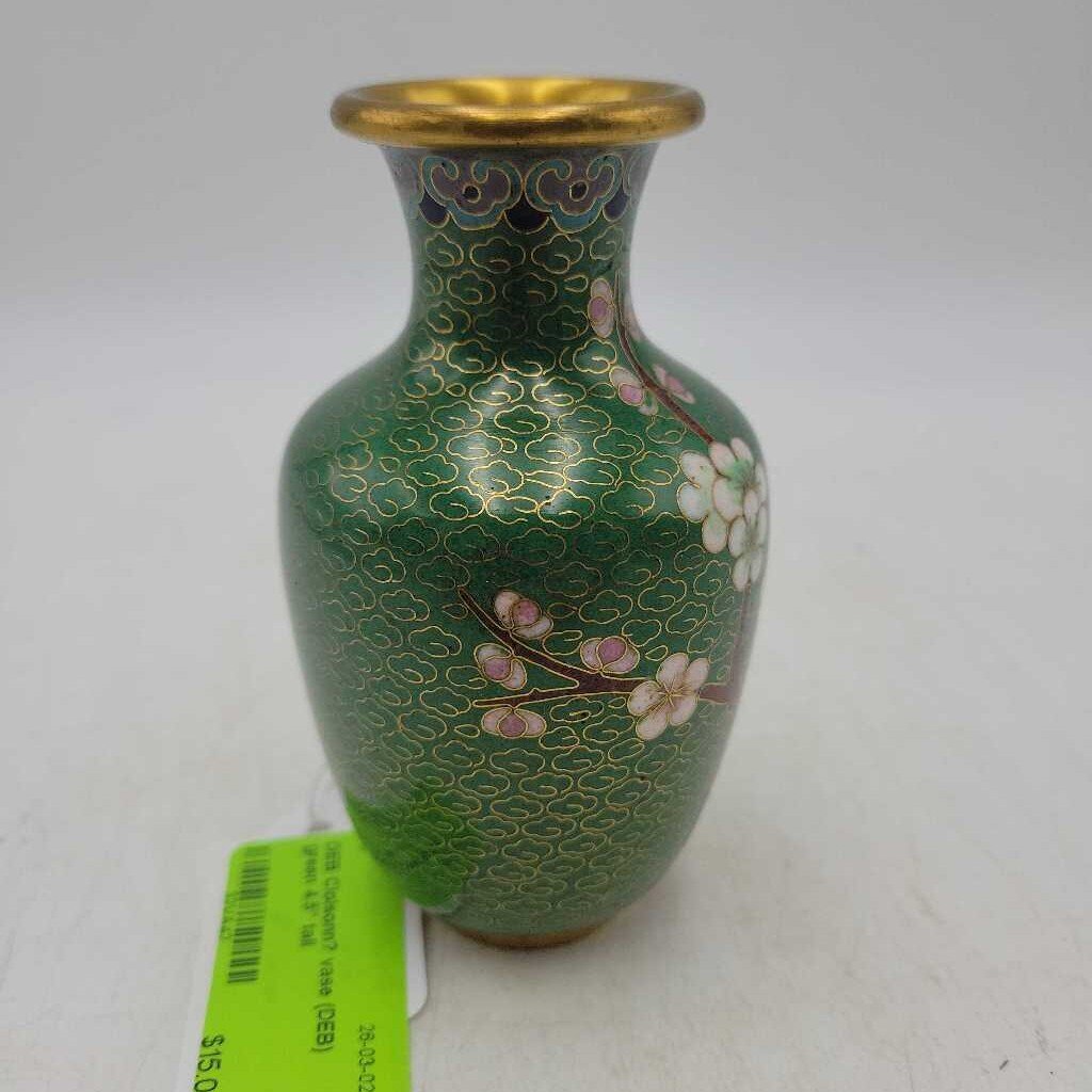 Cloisonné vase (DEB)