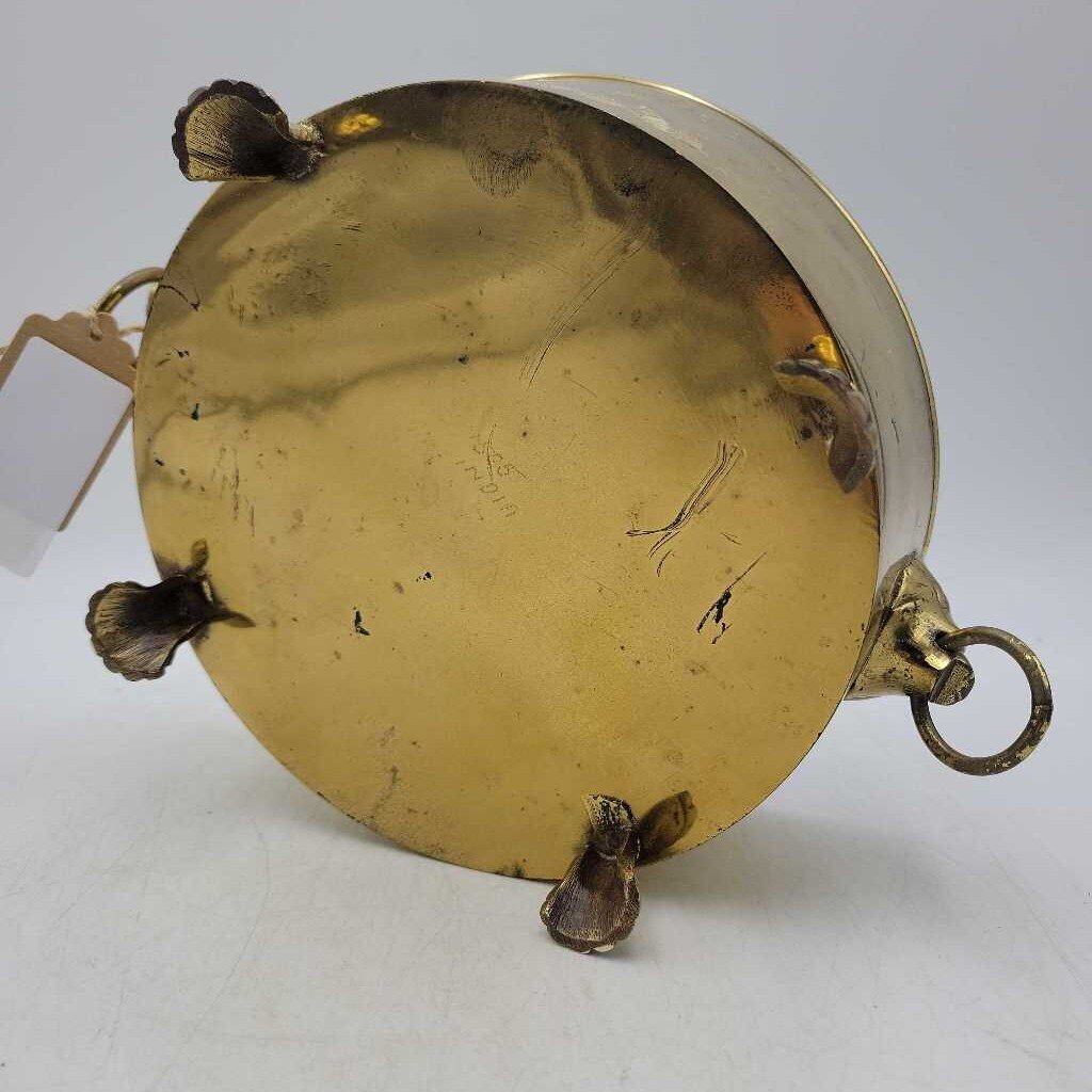 Vintage brass planter (ERG)