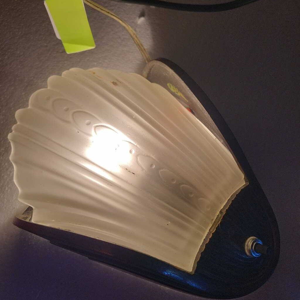 Cast Metal Art Deco Wall Sconce Slip shade (BS)