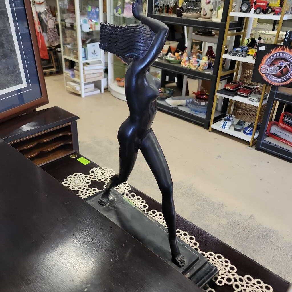 Art Deco Brtonze Sculpture Nude (YVO) (603)