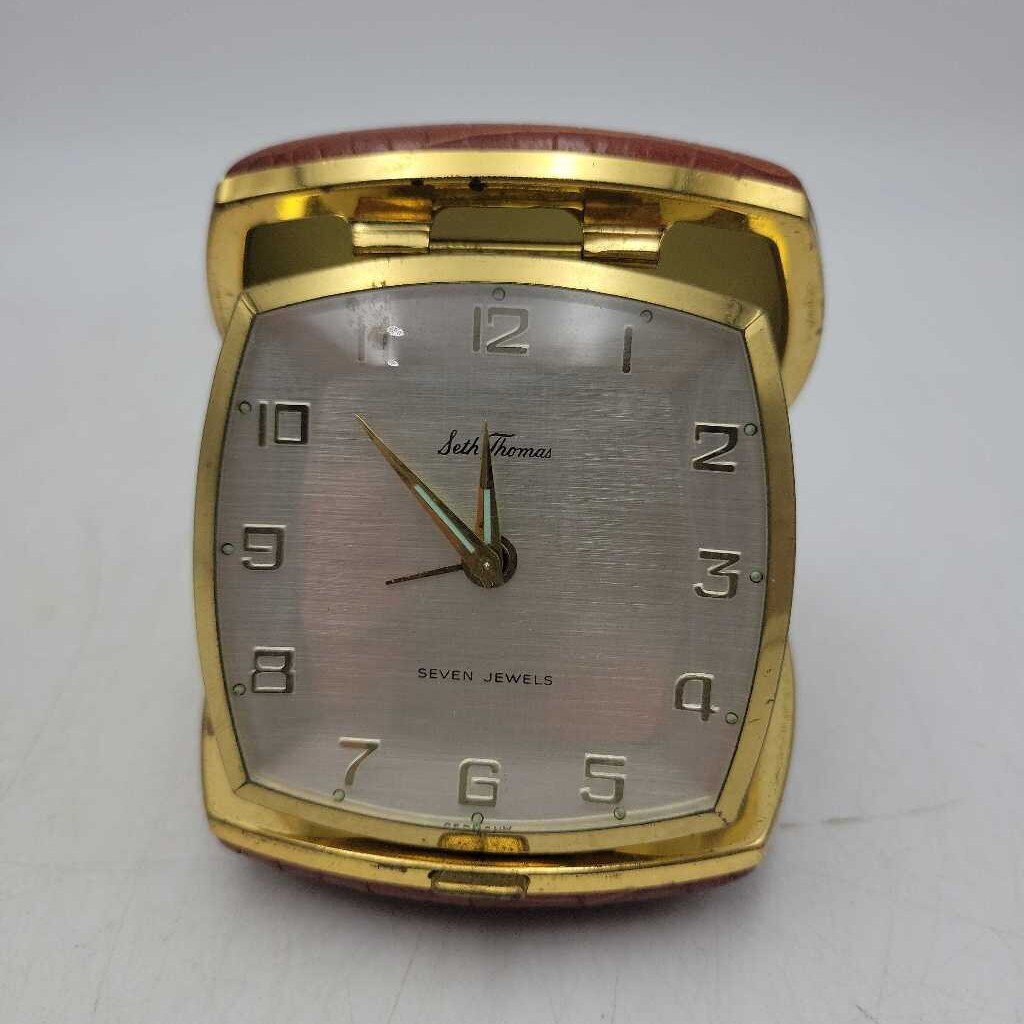Seth Thomas 7 Jewel Travel Clock (JL)