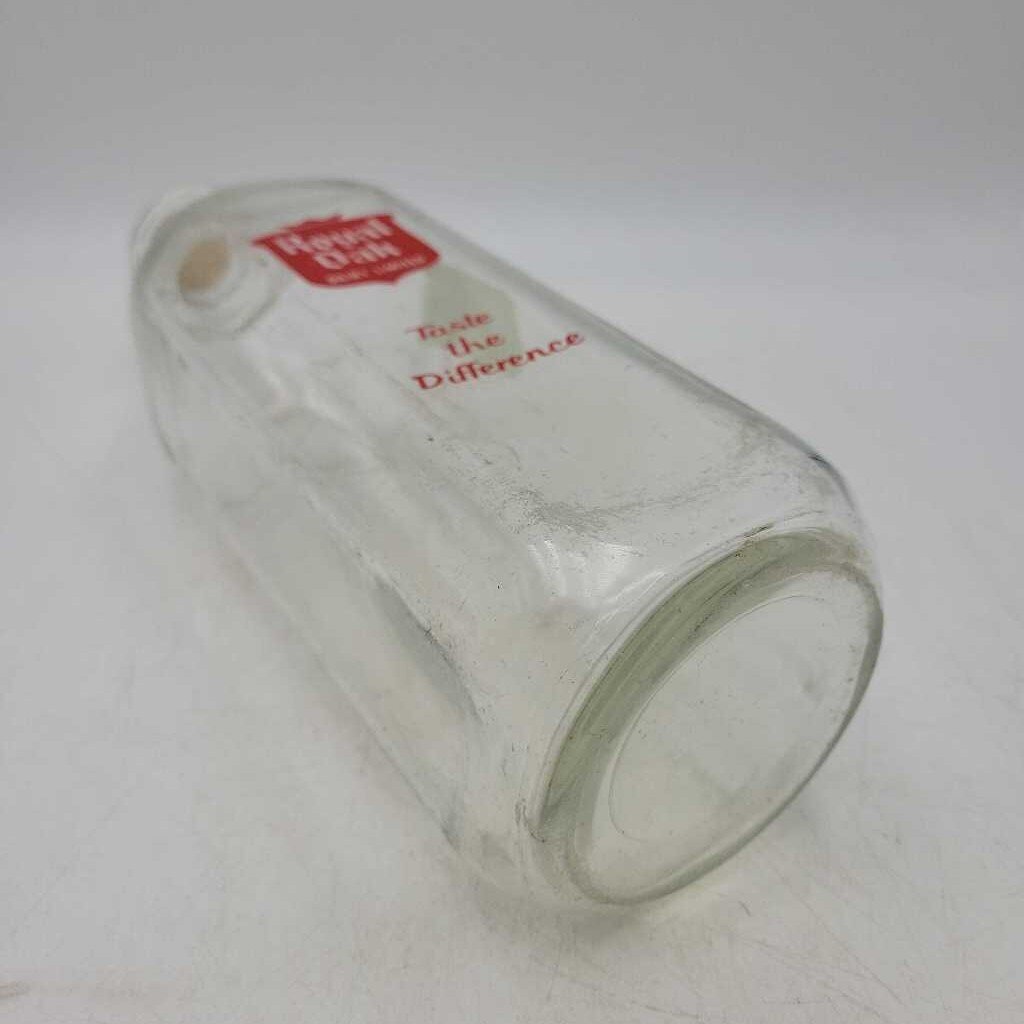 Royal Oak Dairy Quart Milk Bottle with cap (JAS)