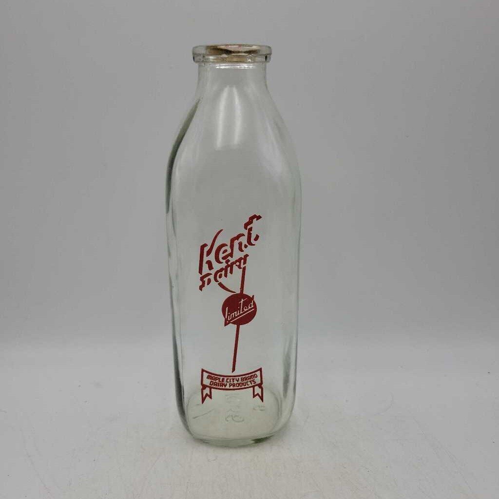 Kent Dairy Quart milk bottle (JAS)