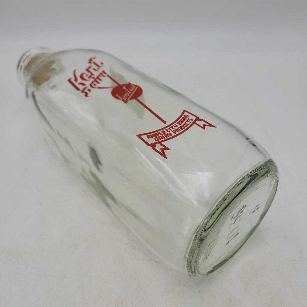 Kent Dairy Quart milk bottle (JAS)