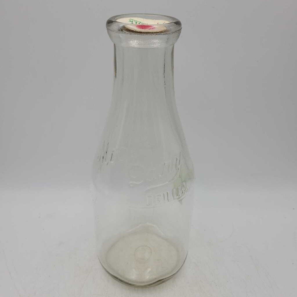 Model Dairy Quart milk bottle (JAS)