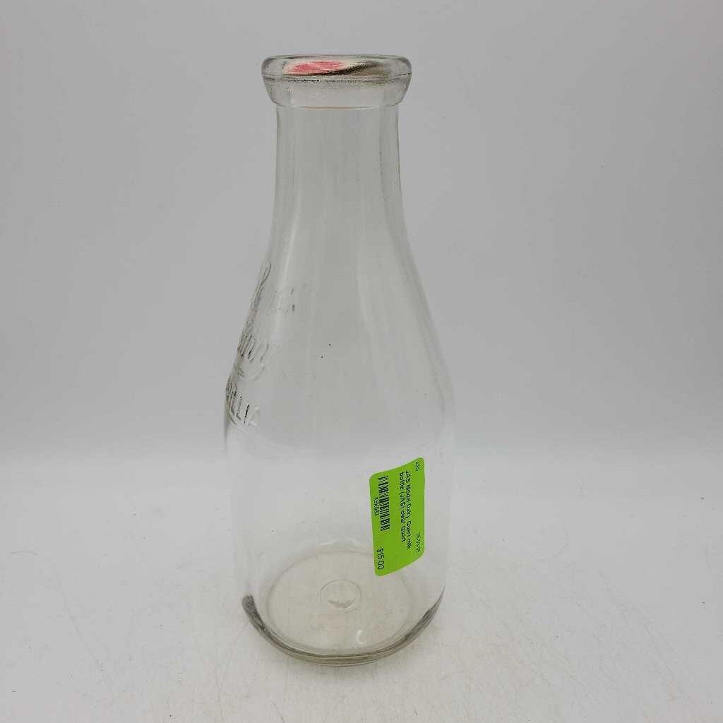 Model Dairy Quart milk bottle (JAS)