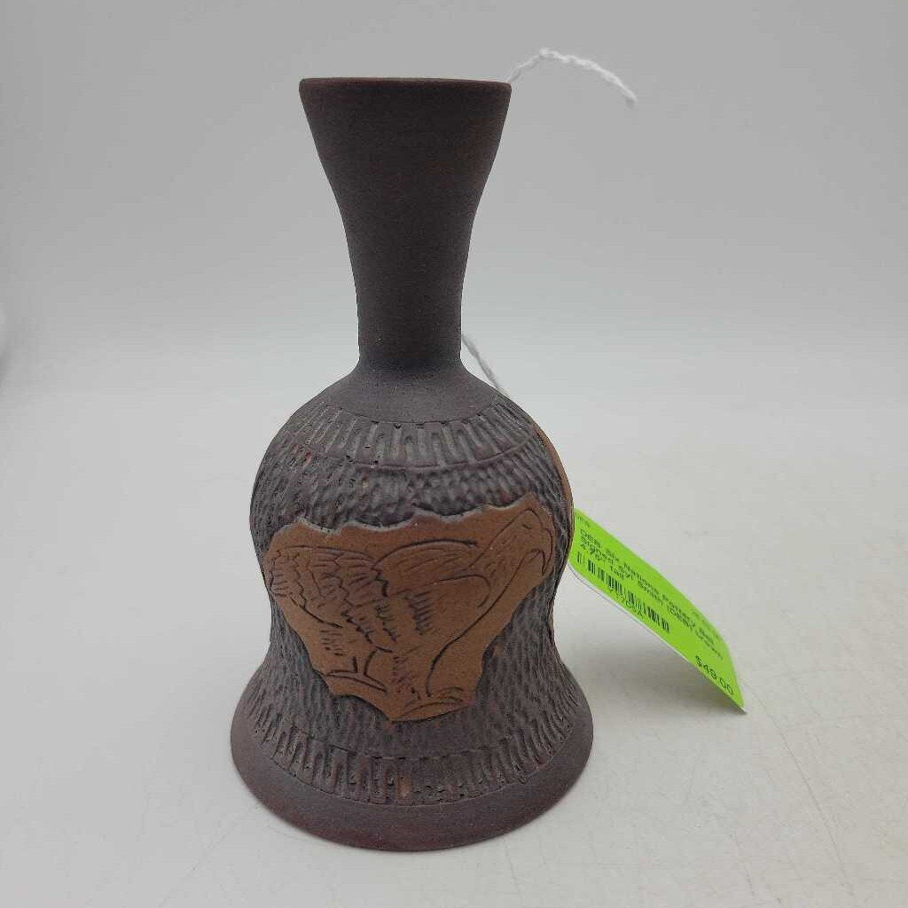 Six Nations Pottery Bell Signed Syl Smith (DEB)