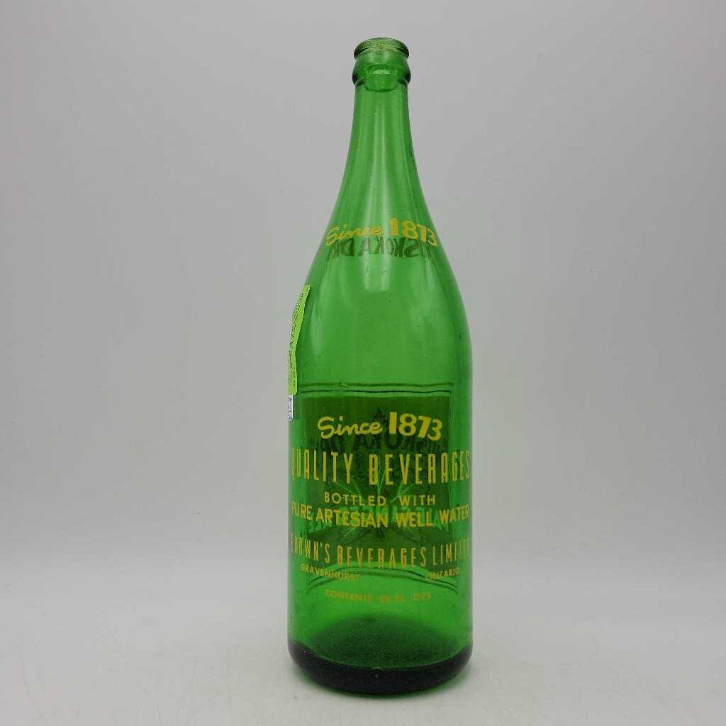Muskoka Dry Pale Ginger ale Gravenhurst Brown''s Beverage (JEF)