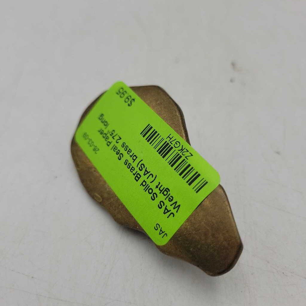 Solid Brass Seal Paper Weight (JAS)
