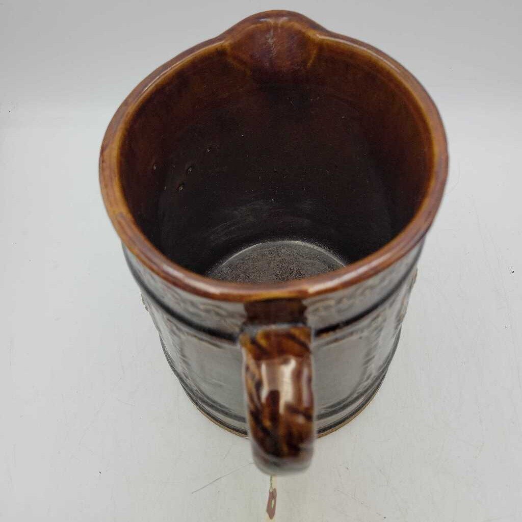 R.Campbell pottery pitcher jug Hamilton on.(JAS)