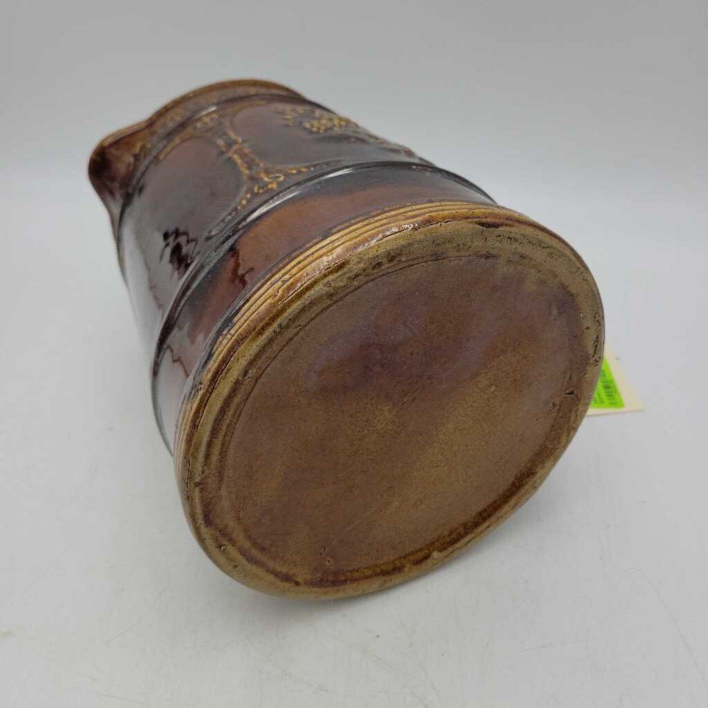 R.Campbell pottery pitcher jug Hamilton on.(JAS)