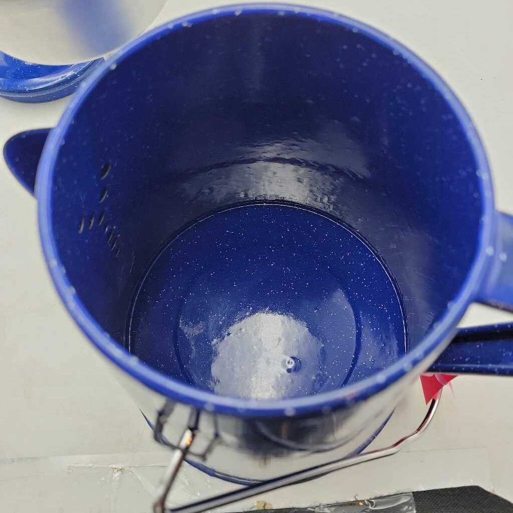 Enamelware Coffee percolator complete Excellent condition(KAR)