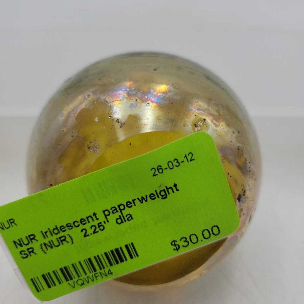 Iridescent paperweight SR (NUR)