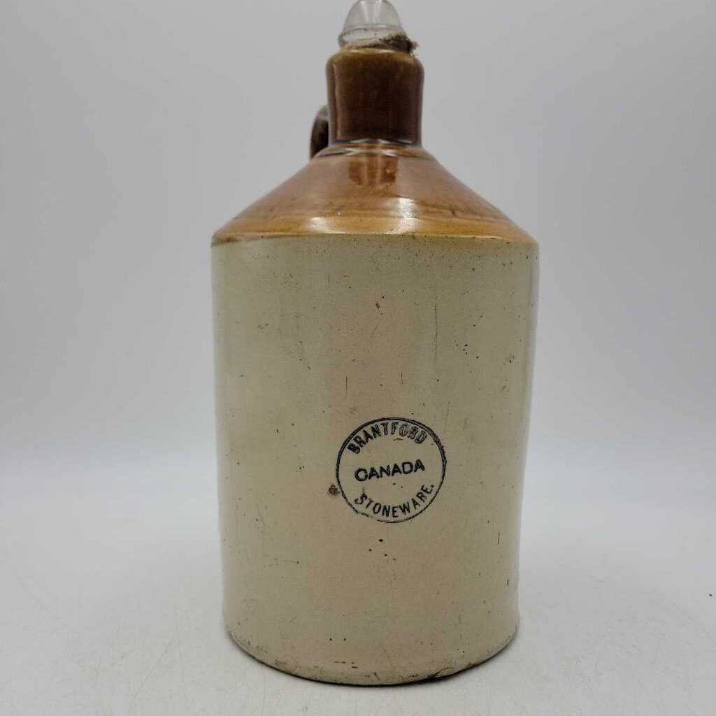 Merchant Pottery Jug Brantford Stoneware (JEF)