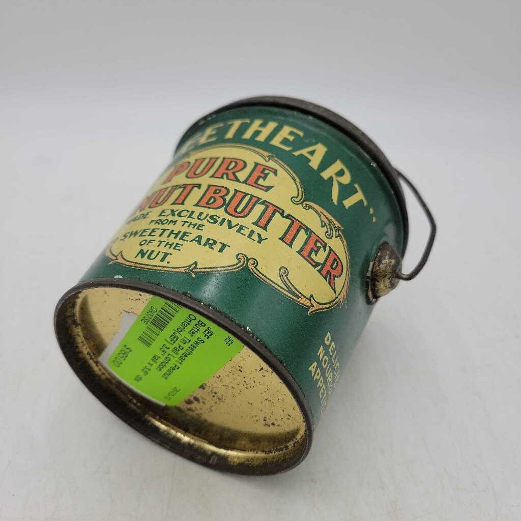 Sweetheart Peanut Butter Tin Pail London Ontario(JEF)