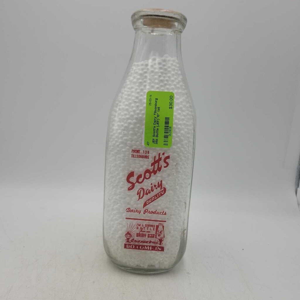 Scott's Dairy Tillsonburg Milk Bottle (JEF)