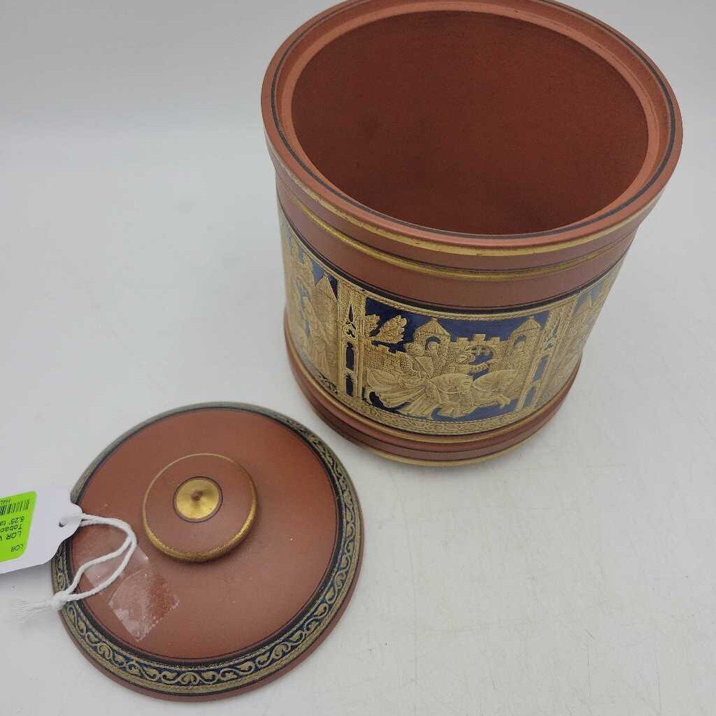 Victorian Terracotta Tobacco Jar 1870-1890 (LOR)