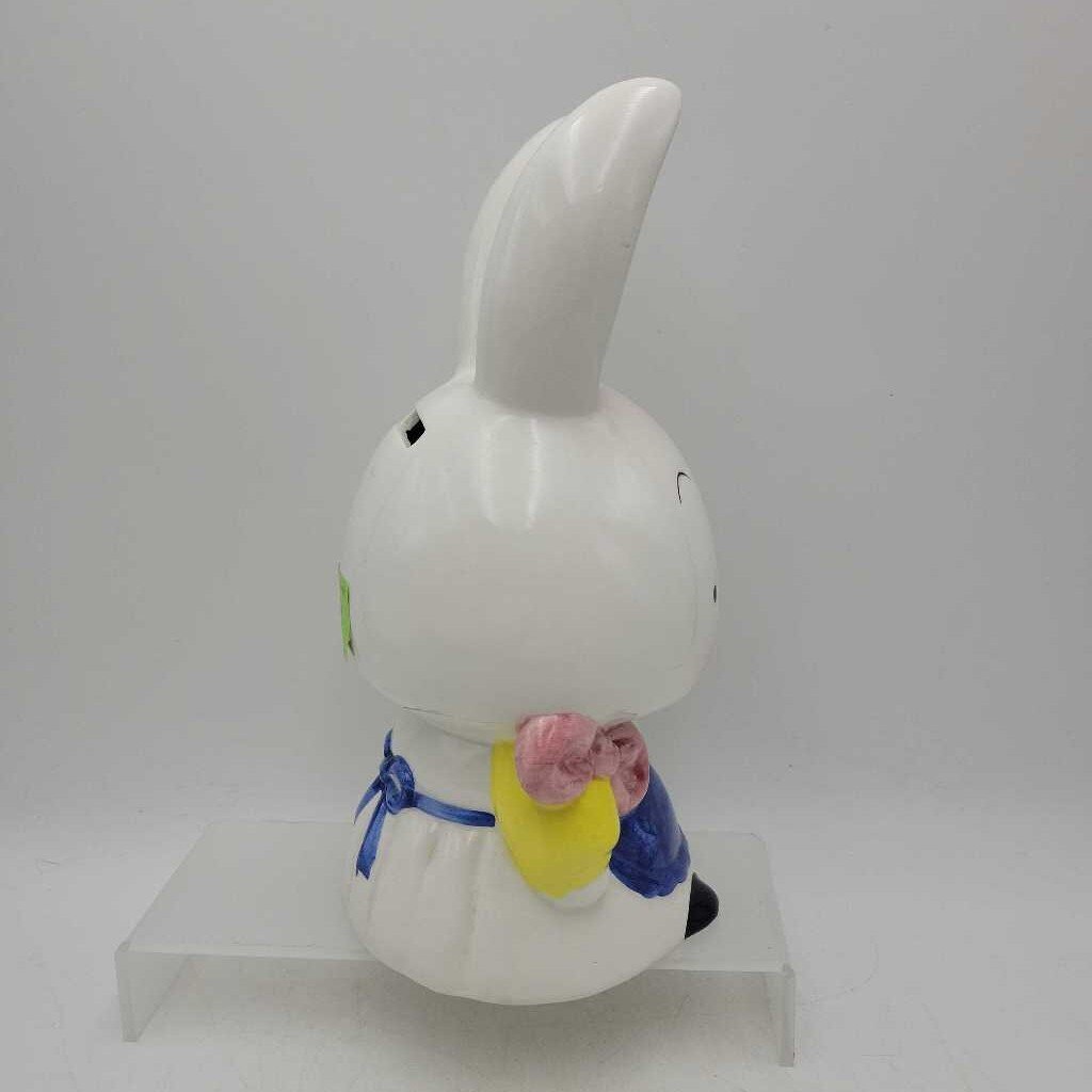 Vintage White Bunny Bank (LOR)