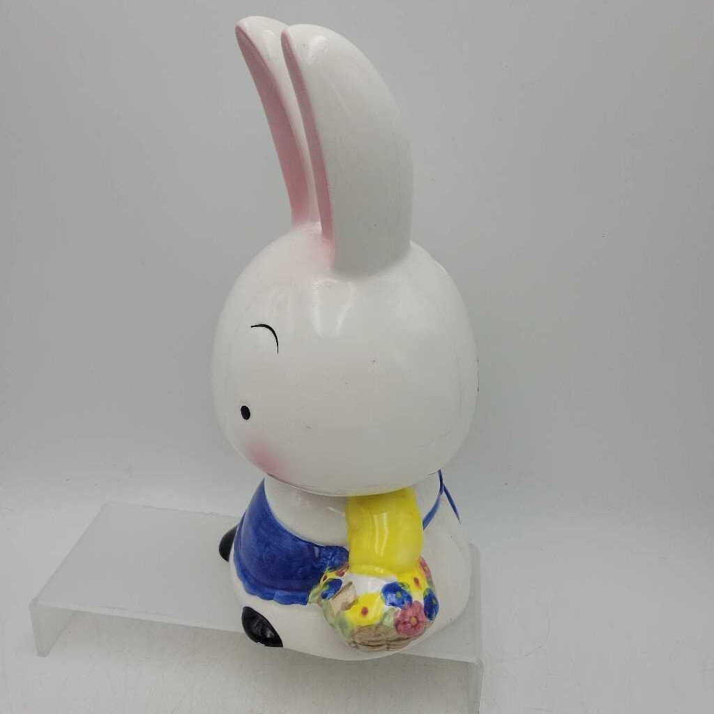 Vintage White Bunny Bank (LOR)