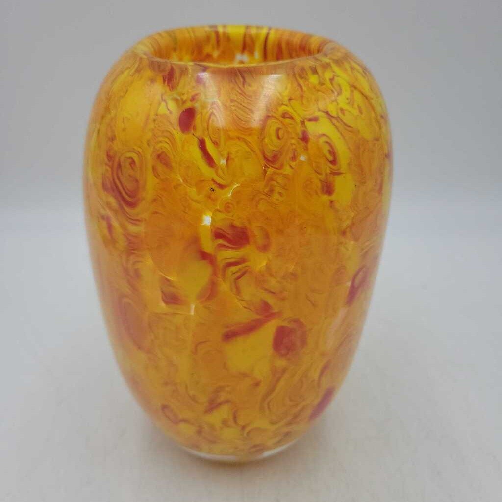Murano Orange/Red Vase (GEC)