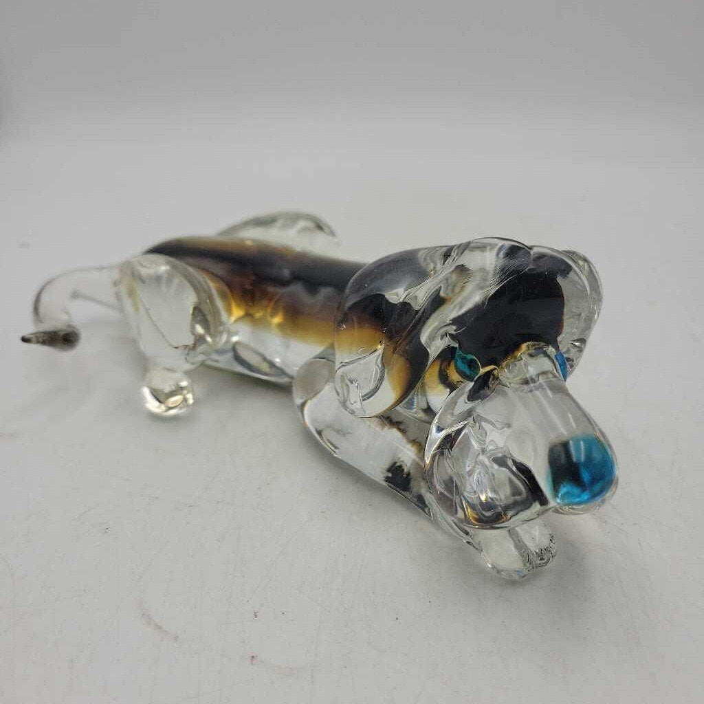 Vintage Art Glass Dog (GEC)