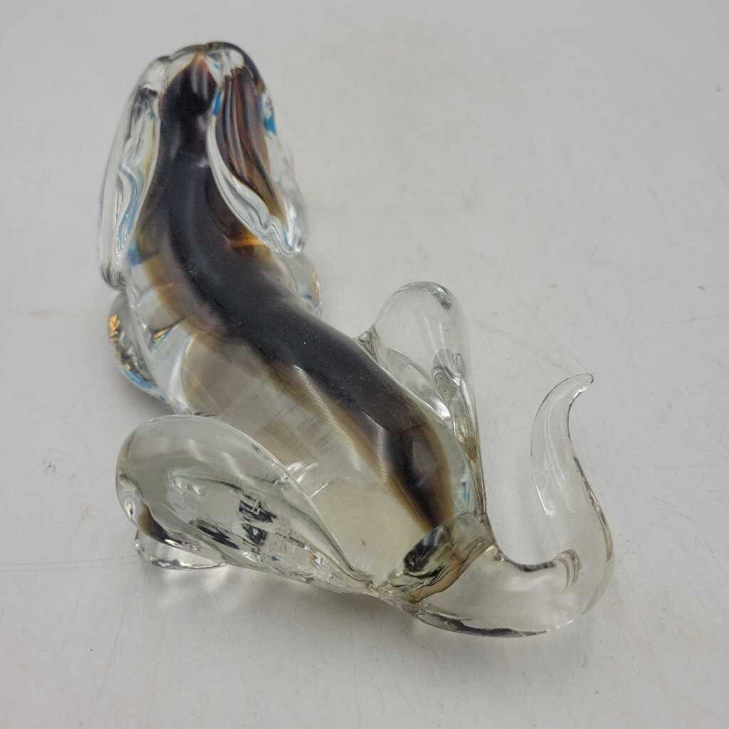 Vintage Art Glass Dog (GEC)