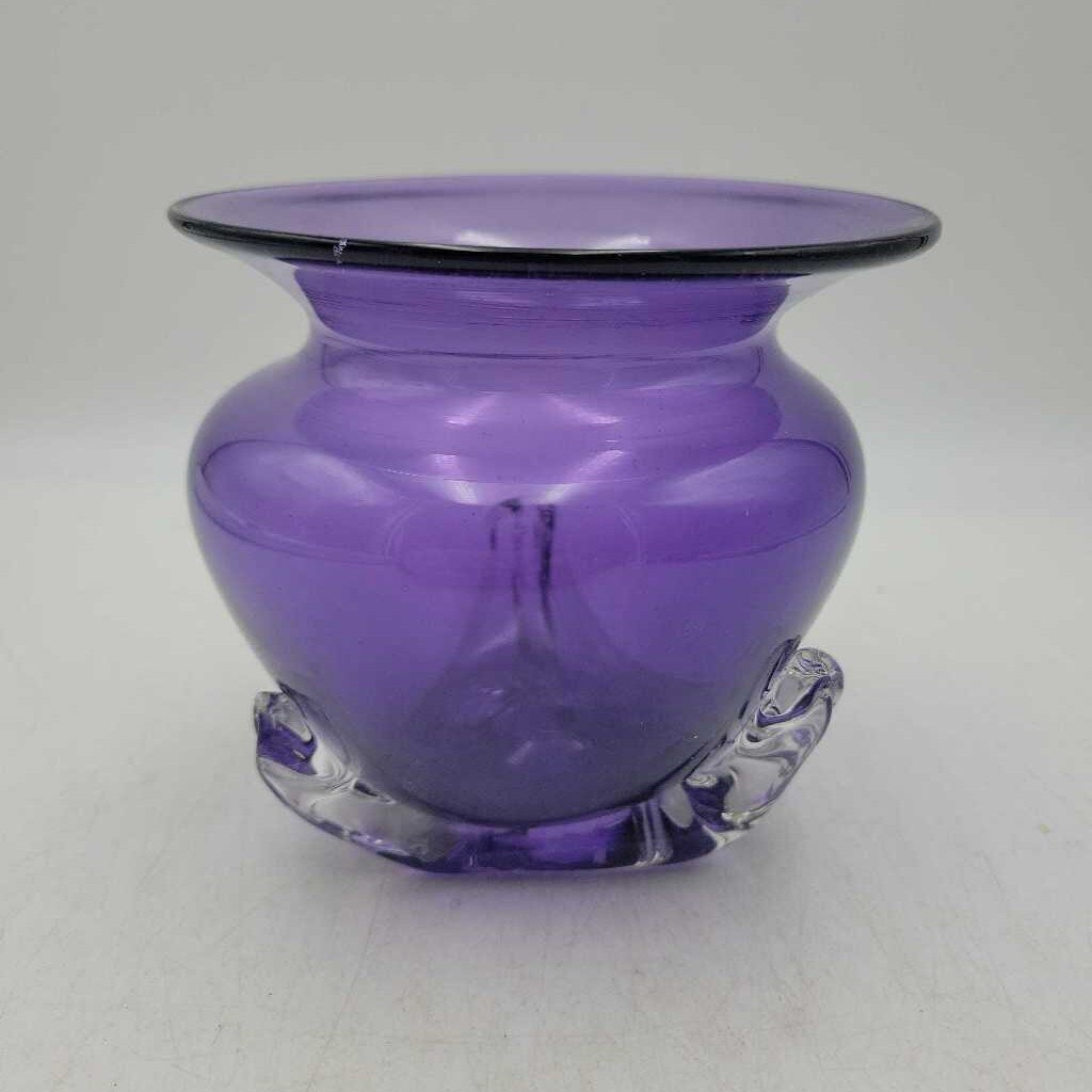 Amethyst Tea Light Vase (GEC)
