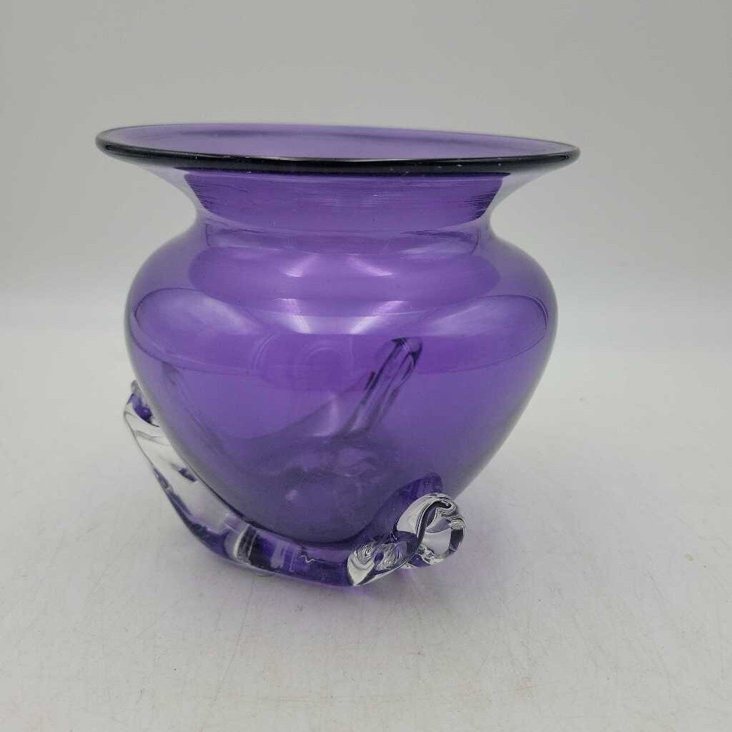 Amethyst Tea Light Vase (GEC)