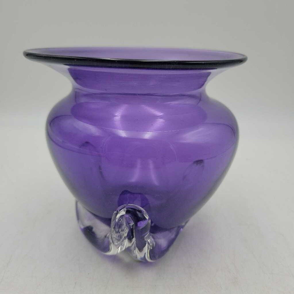 Amethyst Tea Light Vase (GEC)