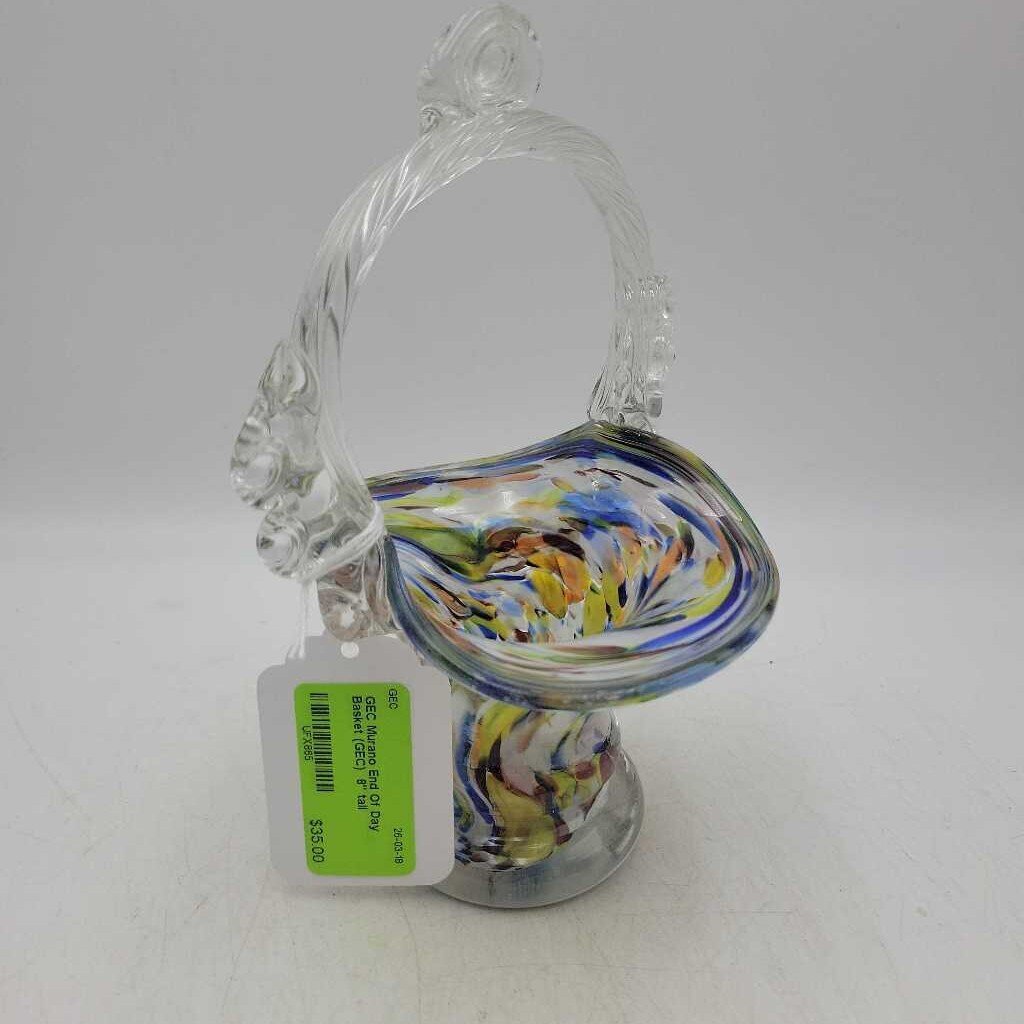 Murano End Of Day Basket (GEC)